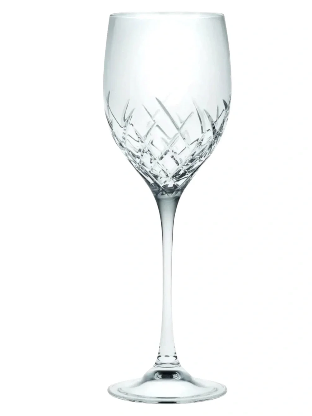 Vera Wang Wedgewood Crystal Duchesse Wine Glasses Set of 6 Like-New Condition